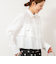 【MARILYN MOON/マリリーンムーン】layered raffle blouse