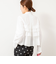【MARILYN MOON/マリリーンムーン】layered raffle blouse