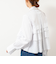 【MARILYN MOON/マリリーンムーン】layered raffle blouse