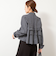 【MARILYN MOON/マリリーンムーン】layered raffle blouse