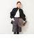 【MARILYN MOON/マリリーンムーン】volume sleeve taffeta mid blouson