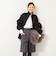 【MARILYN MOON/マリリーンムーン】volume sleeve taffeta mid blouson