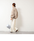【MARILYN MOON/マリリーンムーン】volume sleeve taffeta mid blouson