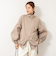 【MARILYN MOON/マリリーンムーン】volume sleeve taffeta mid blouson