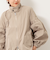 【MARILYN MOON/マリリーンムーン】volume sleeve taffeta mid blouson