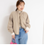 【MARILYN MOON/マリリーンムーン】pleats twill blouson