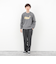 クジラWJQ ダブルジャカードニット 25AW
