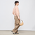ウォッシャブル強撚ツイルワイドパンツ