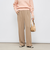 ウォッシャブル強撚ツイルワイドパンツ
