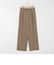 ウォッシャブル強撚ツイルワイドパンツ