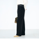 ウォッシャブル強撚ツイルワイドパンツ