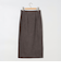 ウォッシャブルスエードダンボールタイトスカート