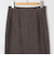 ウォッシャブルスエードダンボールタイトスカート