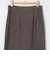 ウォッシャブルスエードダンボールタイトスカート