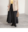 ウォッシャブルメモリータフタロングスカート