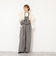 【enrica/エンリカ】グレンチェックサロペットパンツ