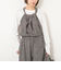 【enrica/エンリカ】グレンチェックサロペットパンツ