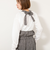 【enrica/エンリカ】グレンチェックサロペットパンツ