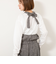 【enrica/エンリカ】グレンチェックサロペットパンツ