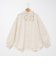 ウォッシャブル襟フリルブラウス