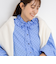 ウォッシャブル襟フリルブラウス
