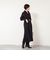 ウォッシャブルツイルロングシャツワンピース