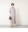 ウォッシャブルツイルロングシャツワンピース
