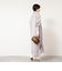 ウォッシャブルツイルロングシャツワンピース