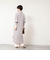 ウォッシャブルツイルロングシャツワンピース