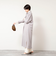 ウォッシャブルツイルロングシャツワンピース