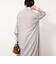 ウォッシャブルツイルロングシャツワンピース