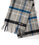 【MAC.N/マックエヌ】Lambswool Inchfad Scarf 25