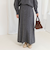 《手洗い可能》アルパカ混ロングスカート
