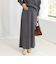 《手洗い可能》アルパカ混ロングスカート