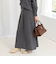 《手洗い可能》アルパカ混ロングスカート