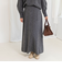 《手洗い可能》アルパカ混ロングスカート