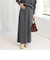 《手洗い可能》アルパカ混ロングスカート