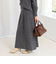 《手洗い可能》アルパカ混ロングスカート