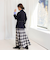 《手洗い可能》チェックニットスカート