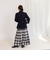 《手洗い可能》チェックニットスカート