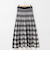 《手洗い可能》チェックニットスカート