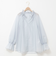 ウォッシャブルオーガンジーフリルブラウス