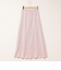 ウォッシャブルスエードサテンナロースカート
