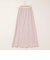 ウォッシャブルスエードサテンナロースカート