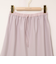 ウォッシャブルスエードサテンナロースカート