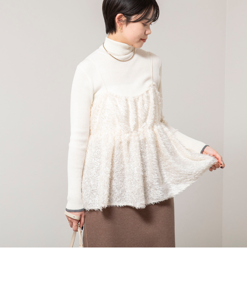 ウォッシャブルカットジャガードビスチェ｜ノーリーズの通販｜&mall