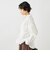 ウォッシャブルパール釦スキッパータックブラウス