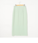 《セットアップ対応》ウォッシャブルバックサテンタイトスカート