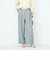 ウォッシャブルWウエストワイドパンツ