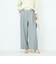 ウォッシャブルWウエストワイドパンツ